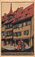 STRASBOURG-STRASSBURG-67-Bas-Rhin-Goldgiessen-Dessin-Illustrateur S.W (Siegfried Bäcker) - Strasbourg