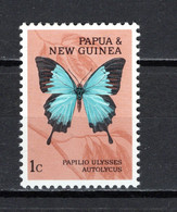 PAPOUASIE ET Nlle GUINEE    N° 83      NEUF AVEC CHARNIERE  COTE  0.20€    PAPILLON ANIMAUX - Papoea-Nieuw-Guinea