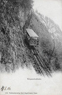 BÜRGENSTOCK BAHN → Bahn Mit Angestellten Auf Der Brücke Anno 1906 - Other & Unclassified