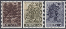 Liechtenstein 1958 - Trees And Bushes - Mi 371-373 ** MNH - Neufs