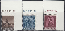 Liechtenstein 1957 - Christmas, Chapel St. Mamerten - Mi 362-364 ** MNH - Neufs