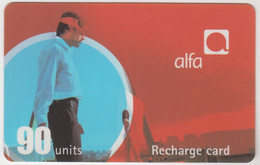 LEBANON - Man, Alfa Recharge Card 90 Units, Exp.date 18/08/06, Used - Lebanon