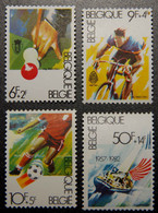 BEL 1982 / 2039-42 / ** / (7,50€) : Philantropique Sport Filantropische Uitgifte - Sonstige & Ohne Zuordnung