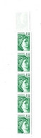 France - "Sabine" 1,10F Rouge -.Roulette De 11 Yvert 73 ** - 2062 1 Bandes Phospho - Coil Stamps