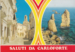 (D671) - CARLOFORTE (Carbonia-Iglesias) - Due Vedute - Carbonia