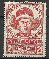 POLEN Poland 1910 Fürst Prince Witold Vignette Poster Stamp * - Unused Stamps