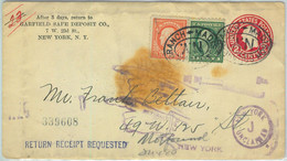 91371 - USA - POSTAL HISTORY - Private Print STATIONERY COVER Returned To Sender - Autres & Non Classés