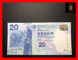 HONG KONG 20 $  1.1.2010  "Bank Of China"   P. 341   UNC - Hongkong