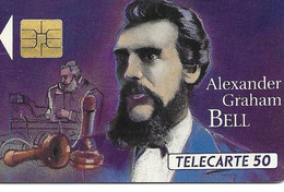 Telecartes  Graham Bell  Physiologie A Boston Telegraphe - Telefone