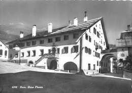 ZUOZ → Haus Planta, Fotokarte Ca.1960 - Zuoz