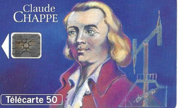 Telecarte  Telegraphe Claude Chappe - Téléphones