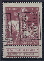 CARITAS Zegel Nr. 89 Voorafgestempeld Nr. 1736 A BRUSSEL 1911 BRUXELLES ** MNH In Zéér Goede Staat , Zie Ook Scan ! - Roulettes 1920-29