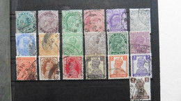 Grande-Bretagne (ex-colonies & Protectorats) > Inde Anglaise  :19 Timbres Oblitérés - Sonstige & Ohne Zuordnung