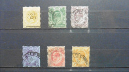 Grande-Bretagne (ex-colonies & Protectorats) >Malacca :6 Timbres Oblitérés - Malacca