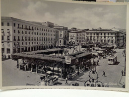 Cartolina Avellino Piazza Libertà , Insegna Mobilgas, Autobus  1955 - Avellino