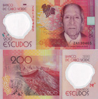 CAPE VERDE 200 Escudos Banknote, From 2014, P71, UNC - Cabo Verde