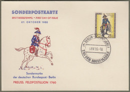 Berlin: Sonderkarte, Mi.-Nr. 131 Postillion II: " Sonderpostkarte Zum Tag Der Briefmarke "  X - Brieven En Documenten