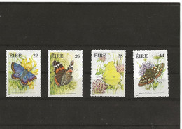 EIRE-MARIPOSAS 559/562 (4V) 1985 MICHEL NUEVO - Sonstige & Ohne Zuordnung