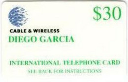 DIEGO GARCIA : DGAR02 $ 30 Logo + Text Green/white USED - Diego-Garcia