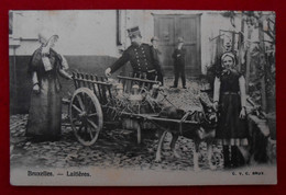 CPA 1903 Bruxelles - Laitières - Attelage De Chien - Marchands
