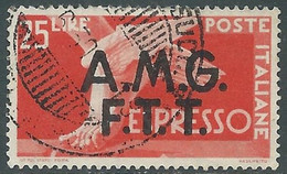 1947-48 TRIESTE A USATO ESPRESSO 25 LIRE - CZ34-5 - Express Mail
