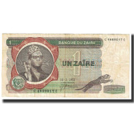 Billet, Zaïre, 1 Zaïre, 1972, 1972-03-15, KM:18a, TTB - Zaire