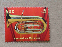 Ny18-03 : Nations-Unies (New-York / 1er Octobre Journée Internationale De La Musique - Saxhorn Alto - Neufs