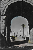 Delcampe - LIBYA - TRIPOLI - ARCO DI MARC'AURELIO - FOTOCELERE TORINO - VIAGGIATA 1956 FRANCOBOLLO ASPORTATO - Libyen