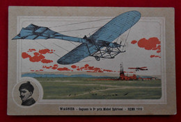 Publicité Pharmacie Produits Robin,Paris/ Avion Monoplan Henriot - Wagner, Gagnant 2è Prix Michel Ephrussi- Reims 1910 - Pubblicitari