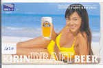 Télécarte Japan EROTIQUE (1020)  BEER * Sexy Lingerie Femme * EROTIC Phonecard  EROTIK - EROTIEK  BIKINI * BEER - Fashion