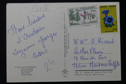 ANDORRE - Affranchissement Flore Sur Carte Postale En 1983  L 86062 - Cartas & Documentos