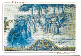 Viseu - Azulejos Existente No Largo Do Rossio - Carreaux Vernissés Dans La Place Du Rossio - Viseu
