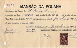 MANSÃO DA POLANA  0$70 FISCAIS STAMPS - Briefe U. Dokumente