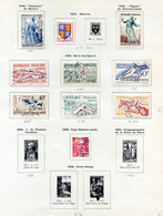 TIMBRES FRANCE REF250120...Lot De Timbres Année 1953-1954, Charnière, Oblitérés - Sonstige & Ohne Zuordnung