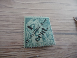 TP Colonies Françaises Saint Pierre Et Miquelon   Charnière N°35 - Unused Stamps