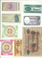 LOT BILLETS  ALLEMAGNE / CHINE/EGYPTE /KIRGHIZISTAN/INDONESIE. - Kiloware - Banknoten