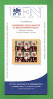 Vaticano - 2020 - Bollettino. Ufficiale. CENTENARIO NASCITA Di San GIOVANNI PAOLOII  16/10/2020. - Briefe U. Dokumente