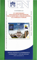 Vaticano - 2020 - Bollettino. Ufficiale. Relazioni Diplomatiche Tra Santa Sede E Unione Europea  10/11//2020. - Storia Postale