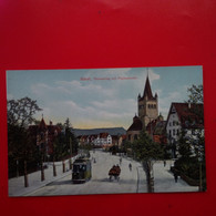 BASEL STEINENRING MIT PAULUSKIRCHE TRAMWAY - Altri & Non Classificati