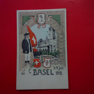 BASEL EIDGENOSSISCHES TURNFEST 1912 - Bâle