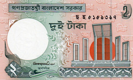 BANGLADESH 2 TAKA 1996 P-6Cd  UNC - Bangladesh