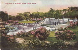 New York City - Terraces Central Park - Stamp Postmark 1910 - By Success Postal Card Co. No. 1016 - 2 Scans - Central Park