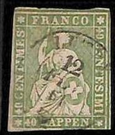 94998J - SWITZERLAND - STAMP - Zumstein  #  26G -  USED Faulty - Gebraucht