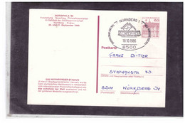 TEM13182 -  NUERNBERG  18.10.1986  /  TAG DER BRIEFMARKE 1979 -  " NORISPHILA  '86 " - Privatpostkarten - Gebraucht