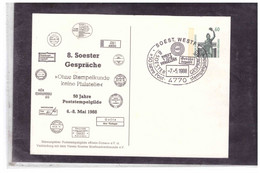 TEM13184 -   SOEST  7.5.1988  /  50.JAHRE POSTSTEMPELGILDE - Postales Privados - Usados