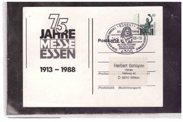 TEM13183 -  ESSEN  14.4.1988  /  7. INTERN. BRIEFMARKEN MESSE - Postales Privados - Usados