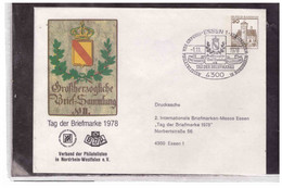 TEM13198  -   ESSEN 1.11.1978   /   ENTIRE  TAG DER BRIEFMARKE  1978 - Enveloppes Privées - Oblitérées