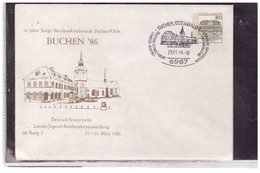 TEM13211  -   BUCHEN  29.3.86 / ENTIRE "10 JAHRE JUNGE BRIEFMAKENFREUNDE" -DEUTSCHE-SOWJETISCHE BRIEFMARKEN AUSSTELLUNG" - Privé Briefomslagen - Gebruikt