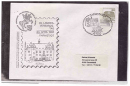TEM13218 -  DARMSTADT  24.4.83  / ENTIRE  " 35.LANDES VERBANDS-TAG " - Private Covers - Used