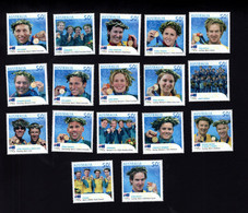 1184401282 2004  (XX) SCOTT  2263 2279 POSTFRIS MINT NEVER HINGED POSTFRISCH  - SUMMER OLYMPICS GOLD MEDALISTS - Other & Unclassified